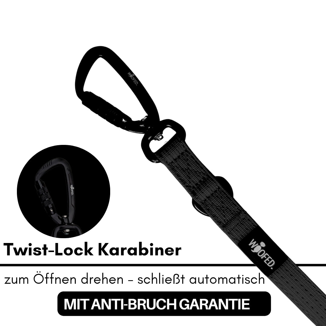 Nylon Pro Führleine Deep Black