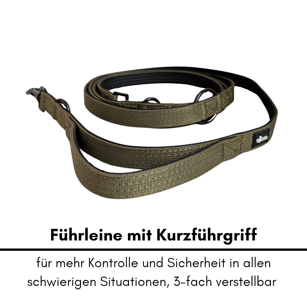 Nylon Classic Führleine Military Olive