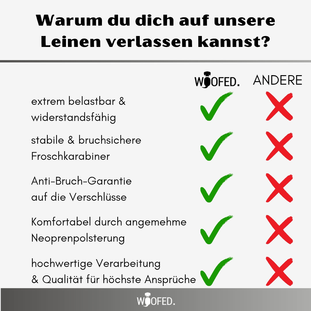 taktische Nylon Führleine Anthracite