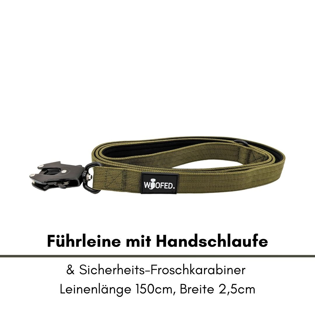 taktische Nylon Führleine Military Olive