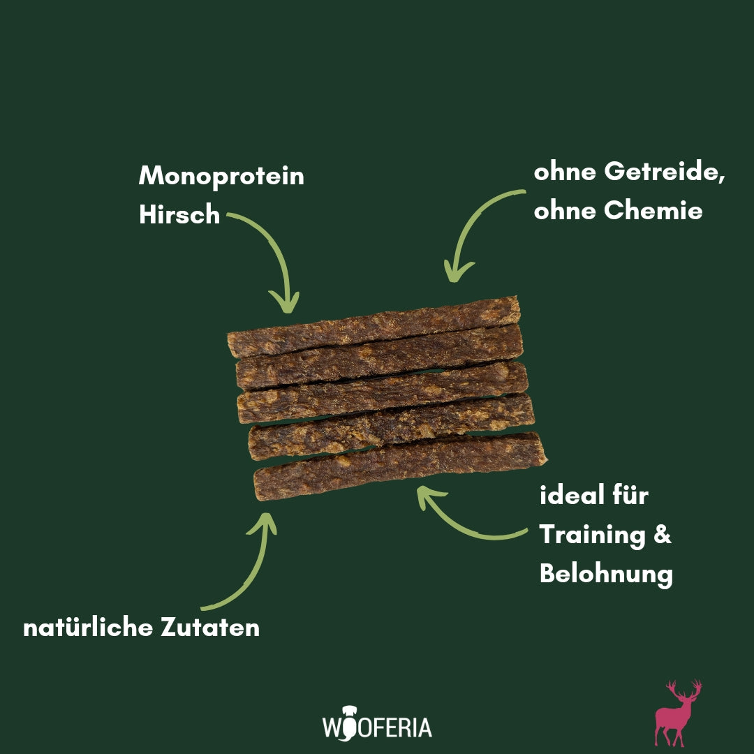 Hirschfleisch Riegel