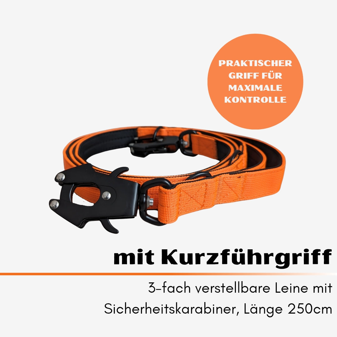 Nylon Tactical Lead Safety Orange