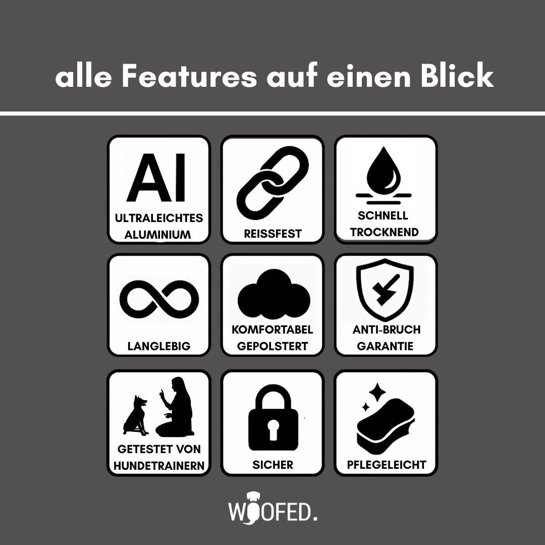 taktisches Nylon Halsband für kleine Hunde Anthracite
