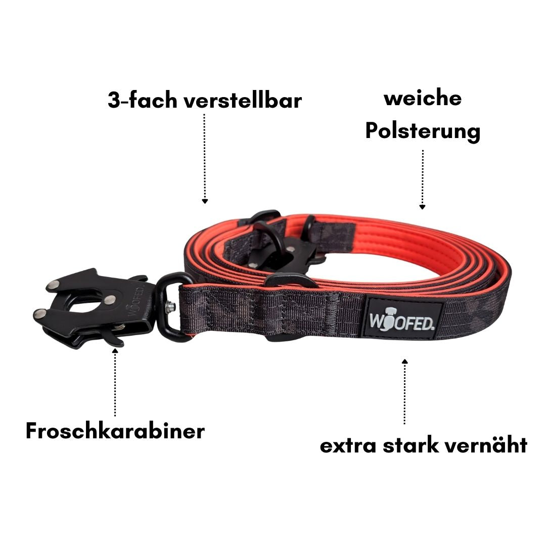 taktische Nylon Führleine Signal Camo