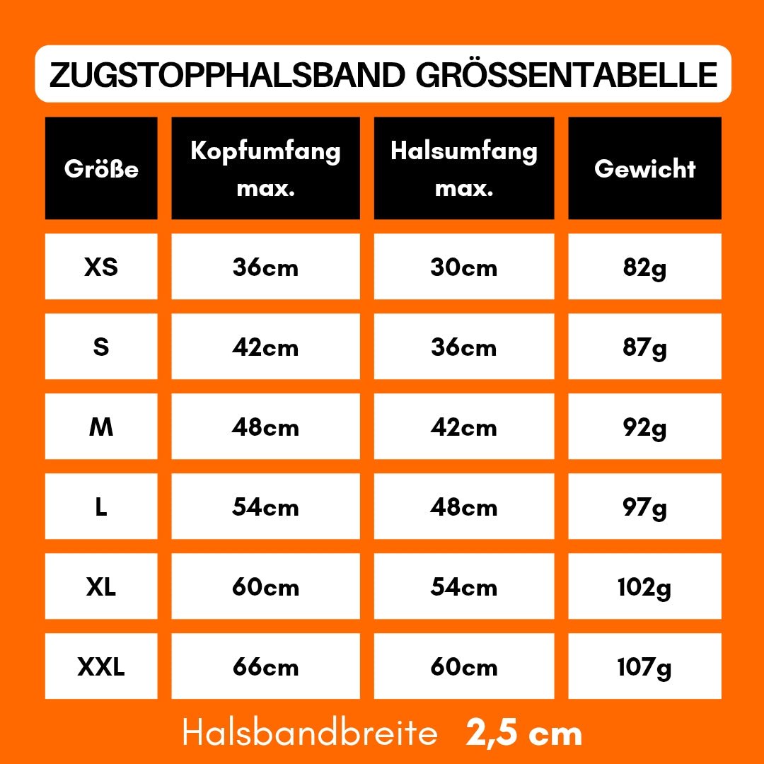 Zugstopphalsband WOOFLEX® Sunset Orange - WOOFED.