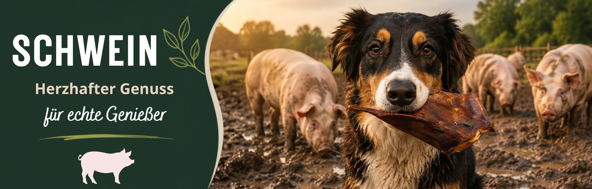 Herzhafter Genuss für Hunde vom Schwein wie Schweineohren 