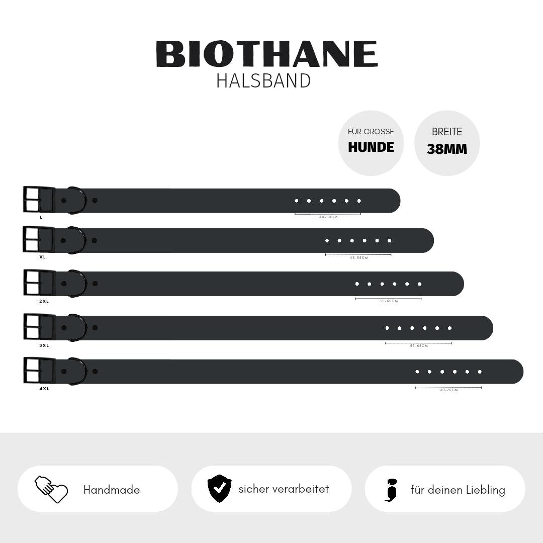 Biothane Halsband Mix it 38mm - WOOFED.