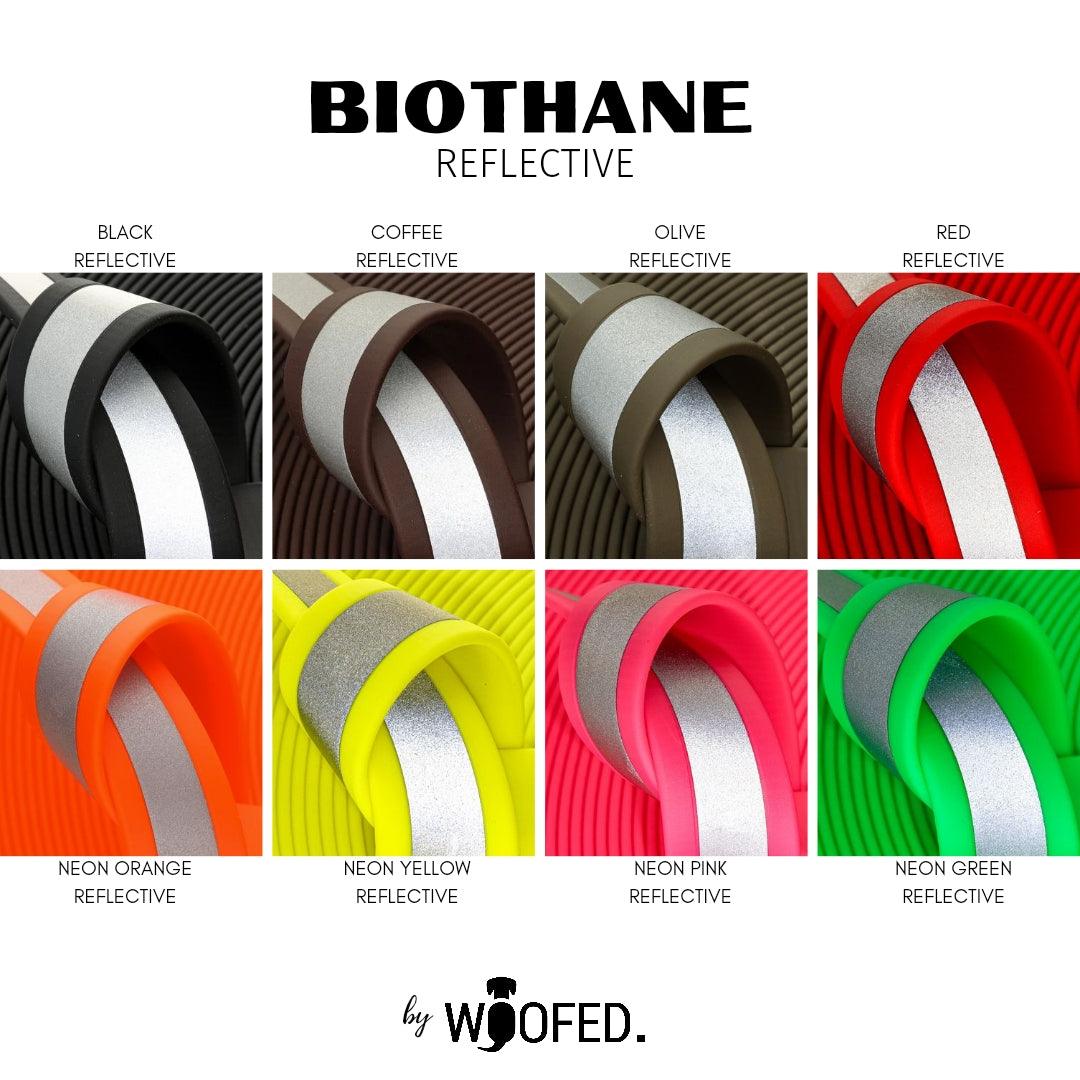 Biothane Reflective Halsband 25mm - WOOFED.