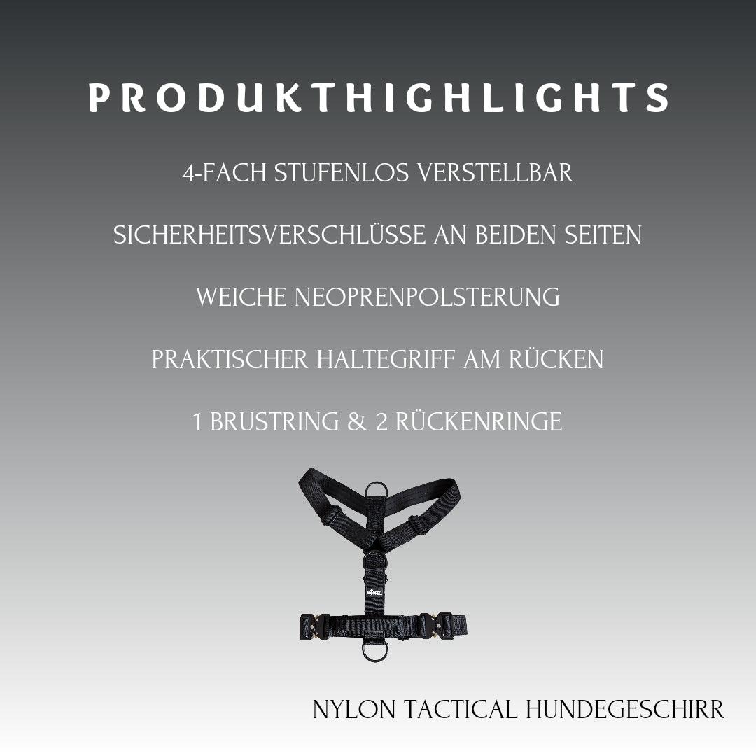 Nylon Tactical Hundegeschirr Produkt Highlights 
