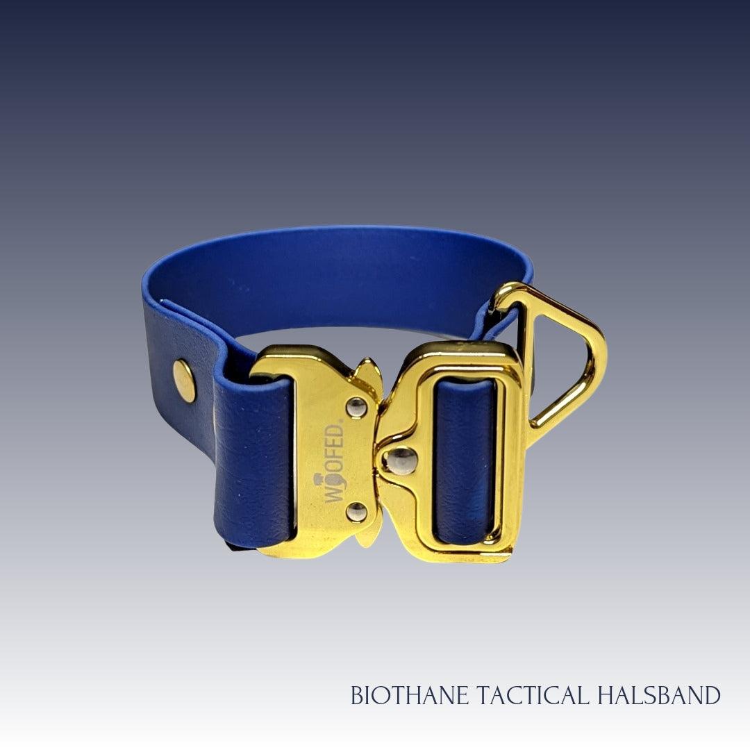 Biothane Tactical Halsband NAVY - WOOFED.
