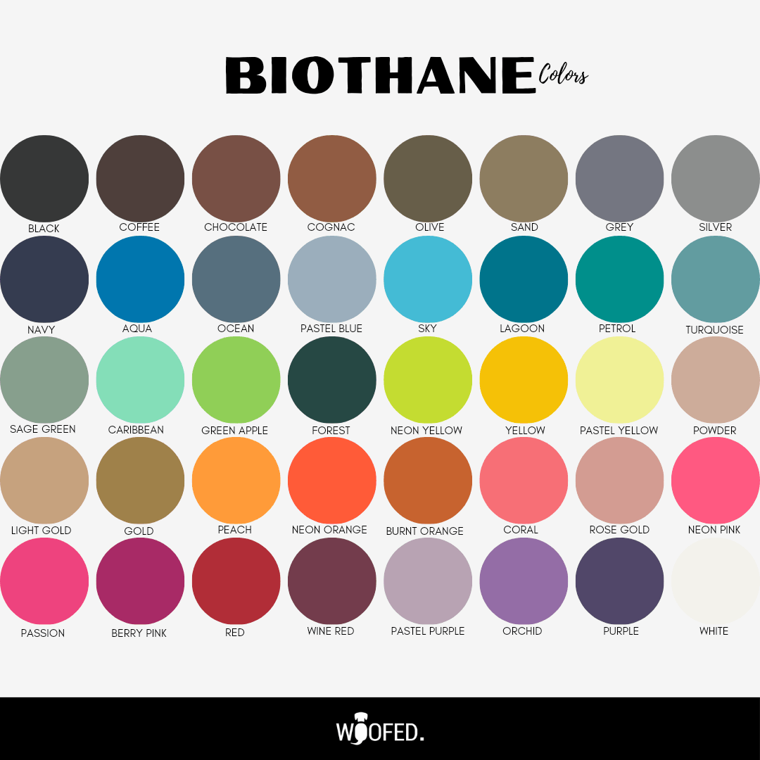 Floral x Biothane Führleine verstellbar mit Kurzführgriff - WOOFED.