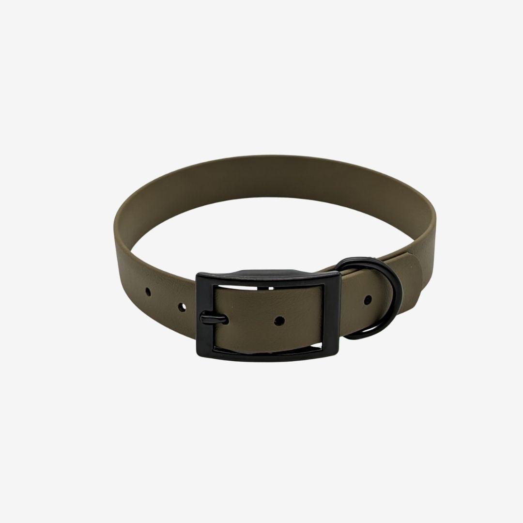 Biothane Halsband OLIVE - WOOFED.