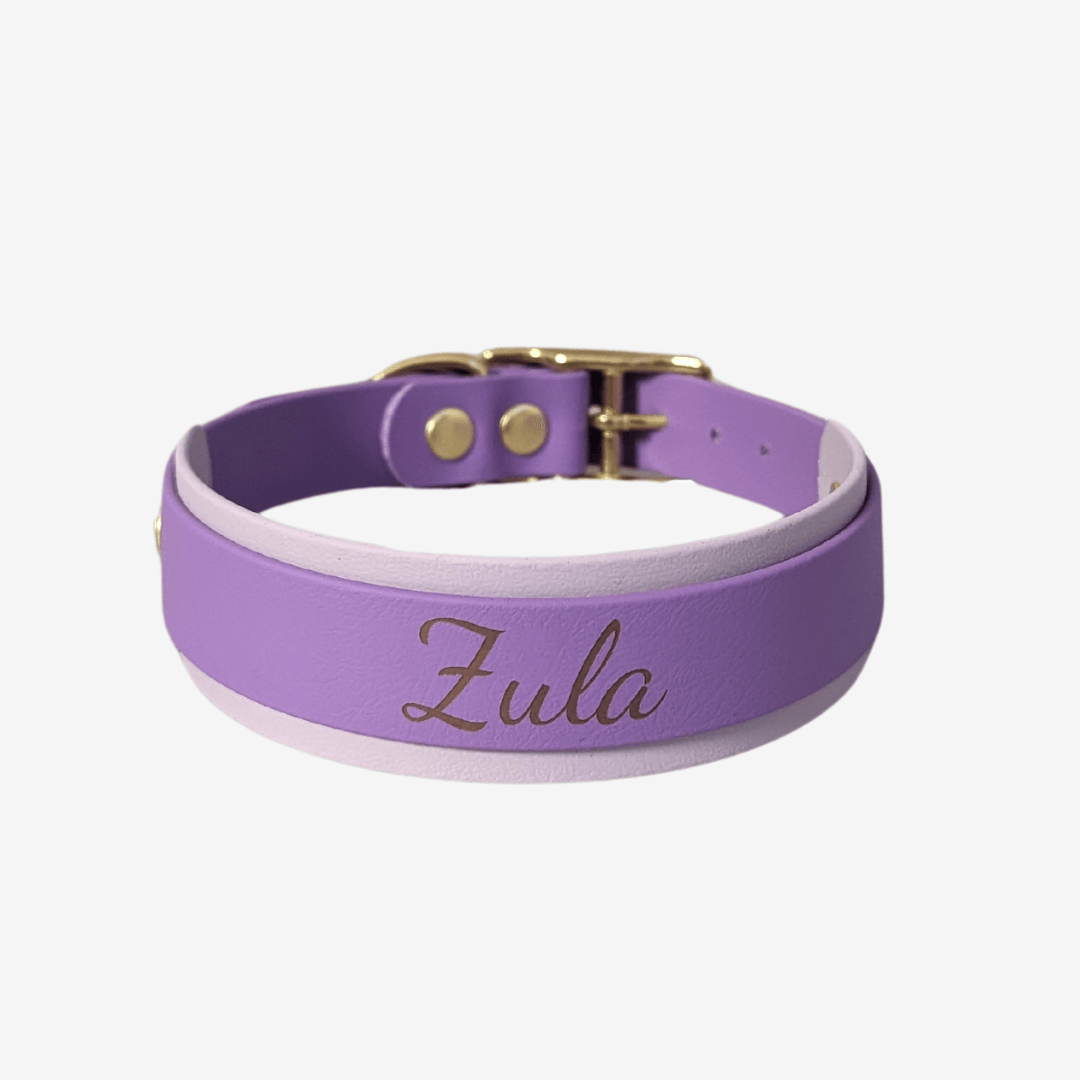 Biothane Halsband LAVENDER - WOOFED.