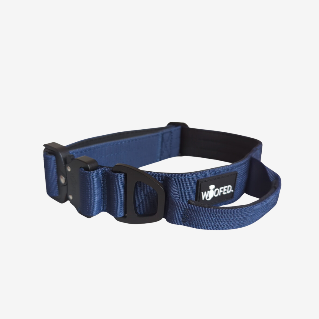 Nylon Tactical Halsband MIDNIGHT BLUE - Ultraleicht