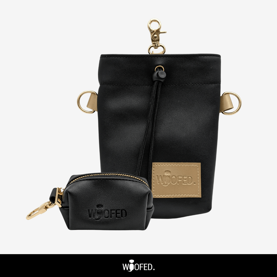 Leckerlibeutel Black & Gold - WOOFED.