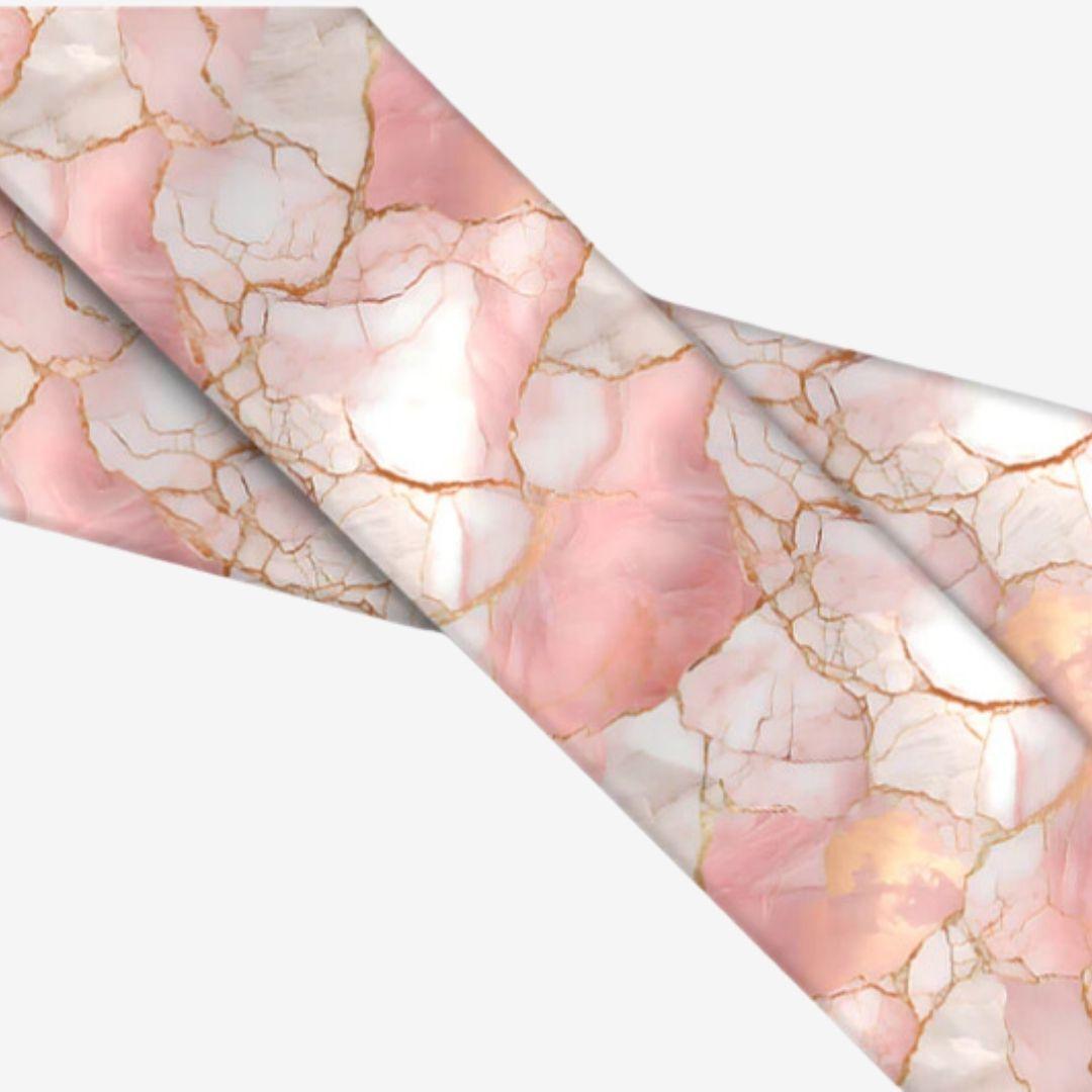 UV Biothane Halsband Marble Rose Gold - WOOFED.