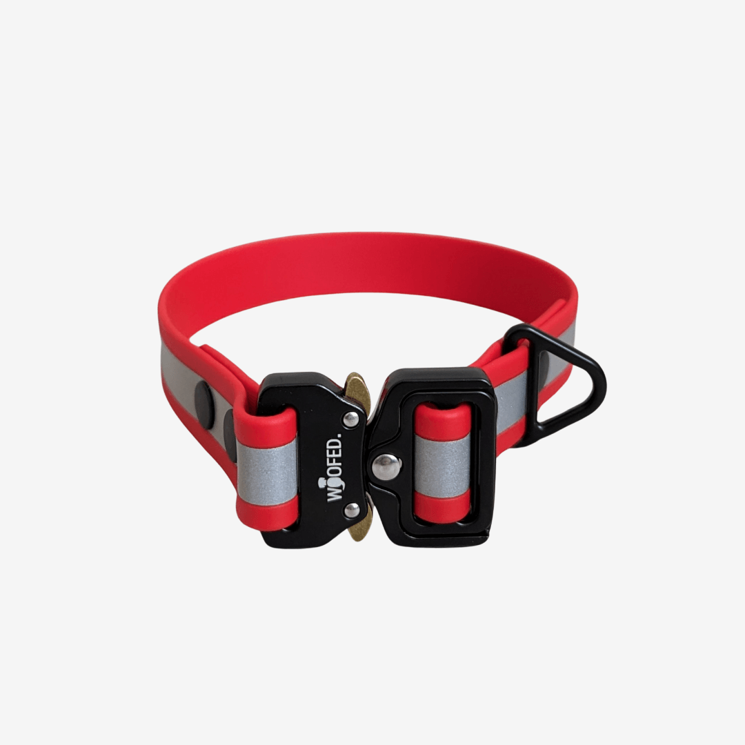 Biothane Tactical Reflective Halsband - WOOFED.