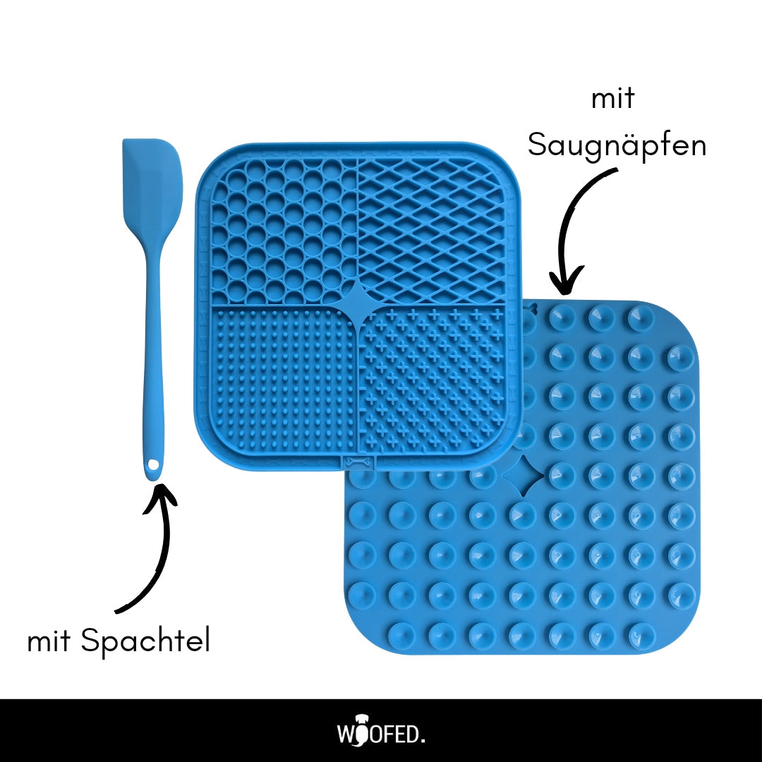 Schleckmatte mit Spachtel Quadrat