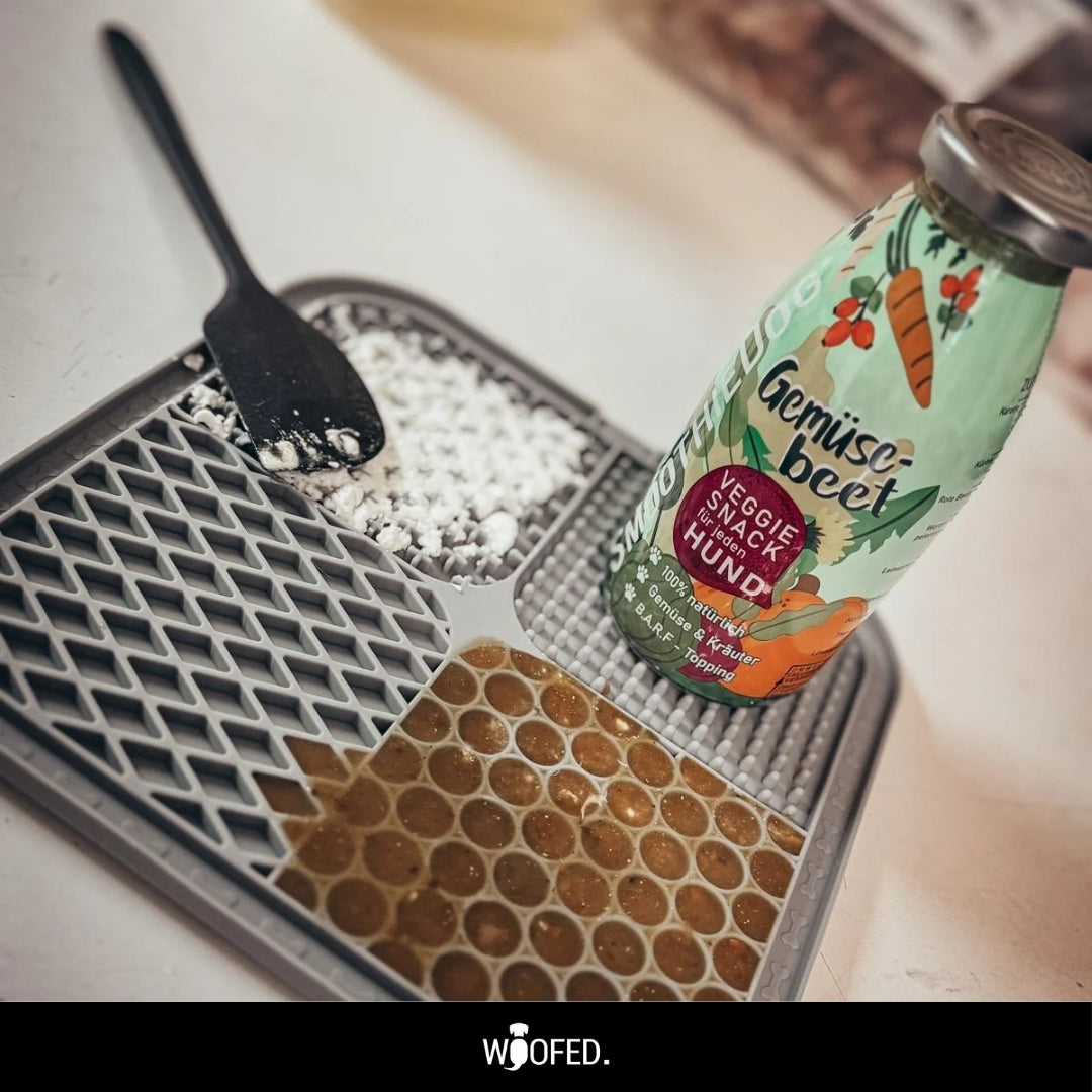 Schleckmatte mit Spachtel Quadrat