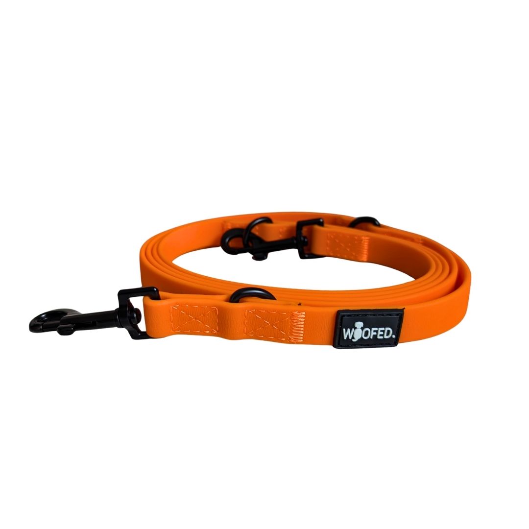 Führleine WOOFLEX® Classic verstellbar Sunset Orange