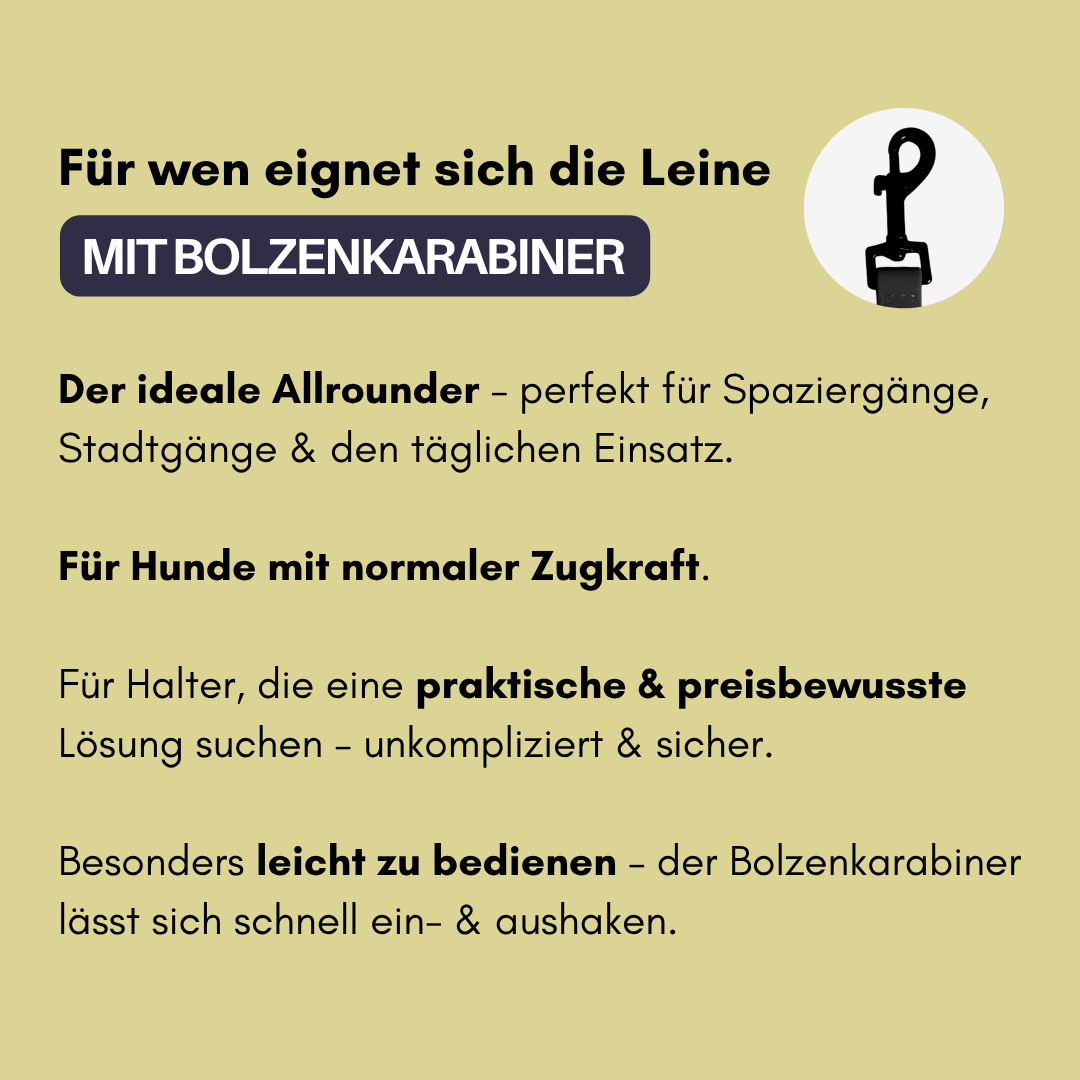 Führleine WOOFLEX® Classic verstellbar Lemon Grass