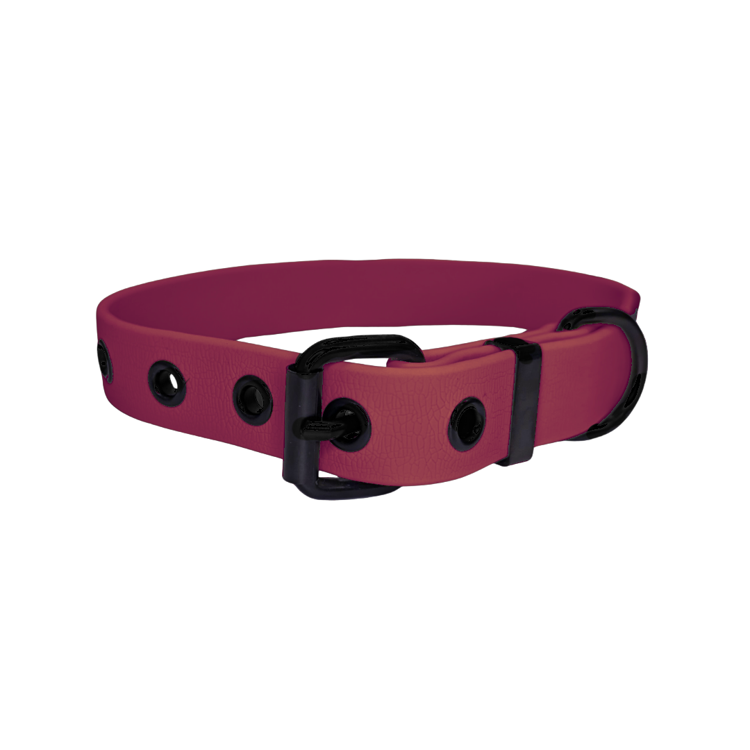 Halsband WOOFLEX® Classic verstellbar Burgundy
