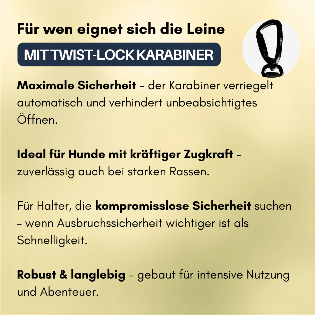 Führleine WOOFLEX® Pro verstellbar Lemon Grass