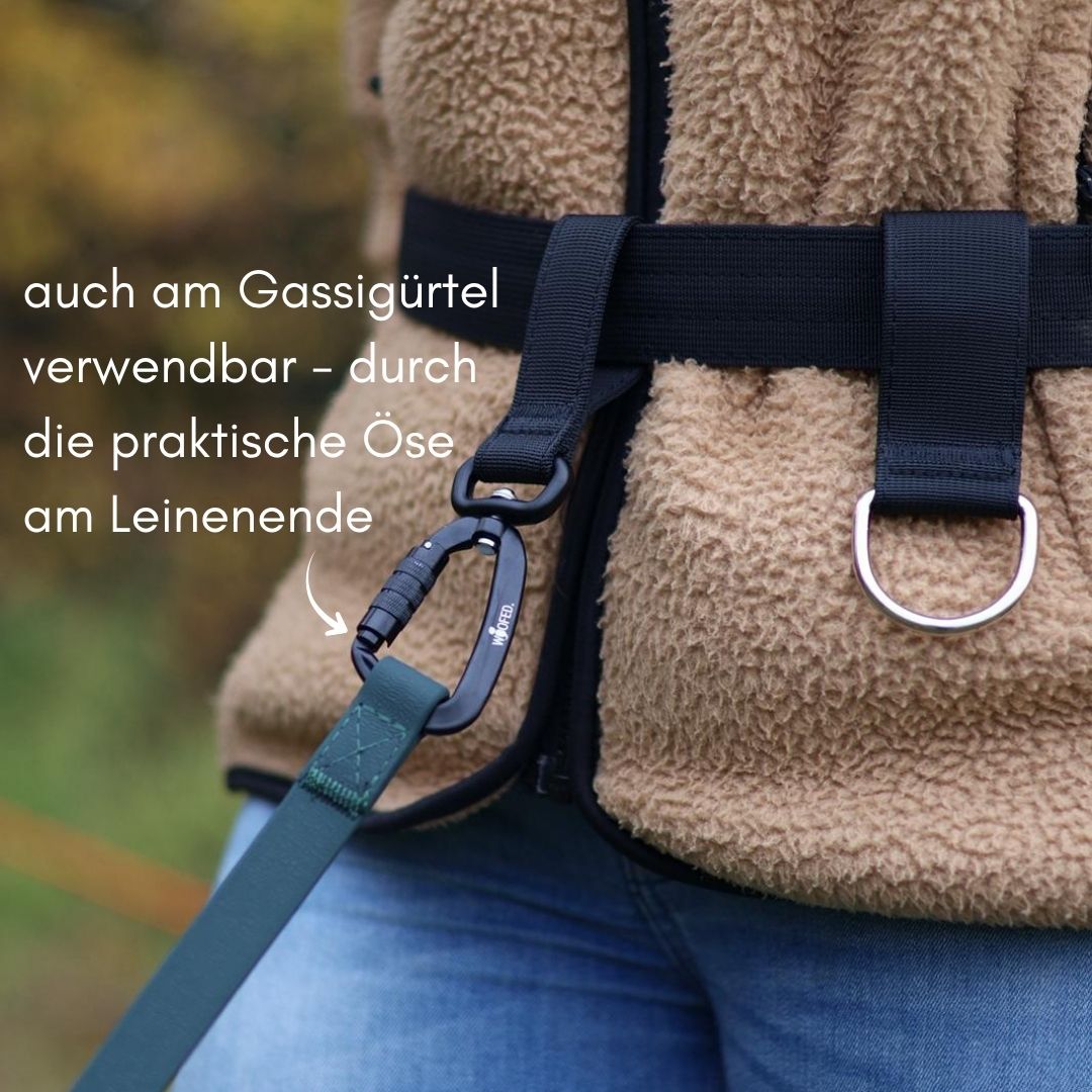 multifunktionale Schleppleine WOOFLEX® Hunting Green