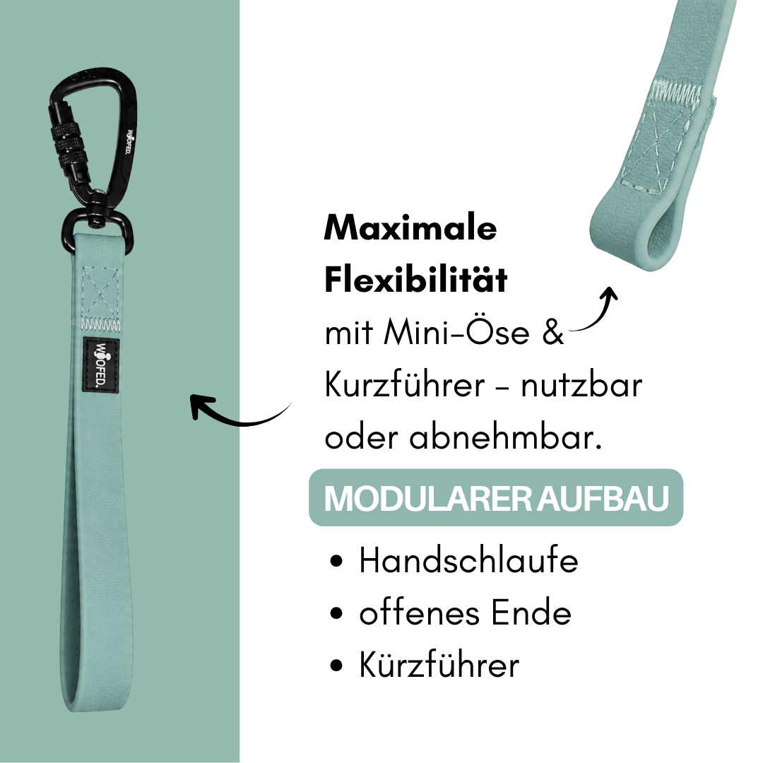 multifunktionale Schleppleine WOOFLEX® Jade Green