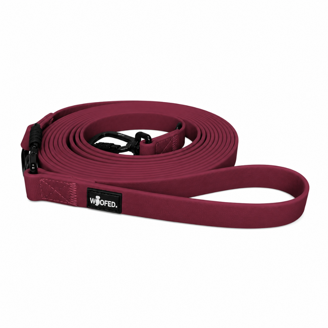 multifunktionale Schleppleine WOOFLEX® Burgundy
