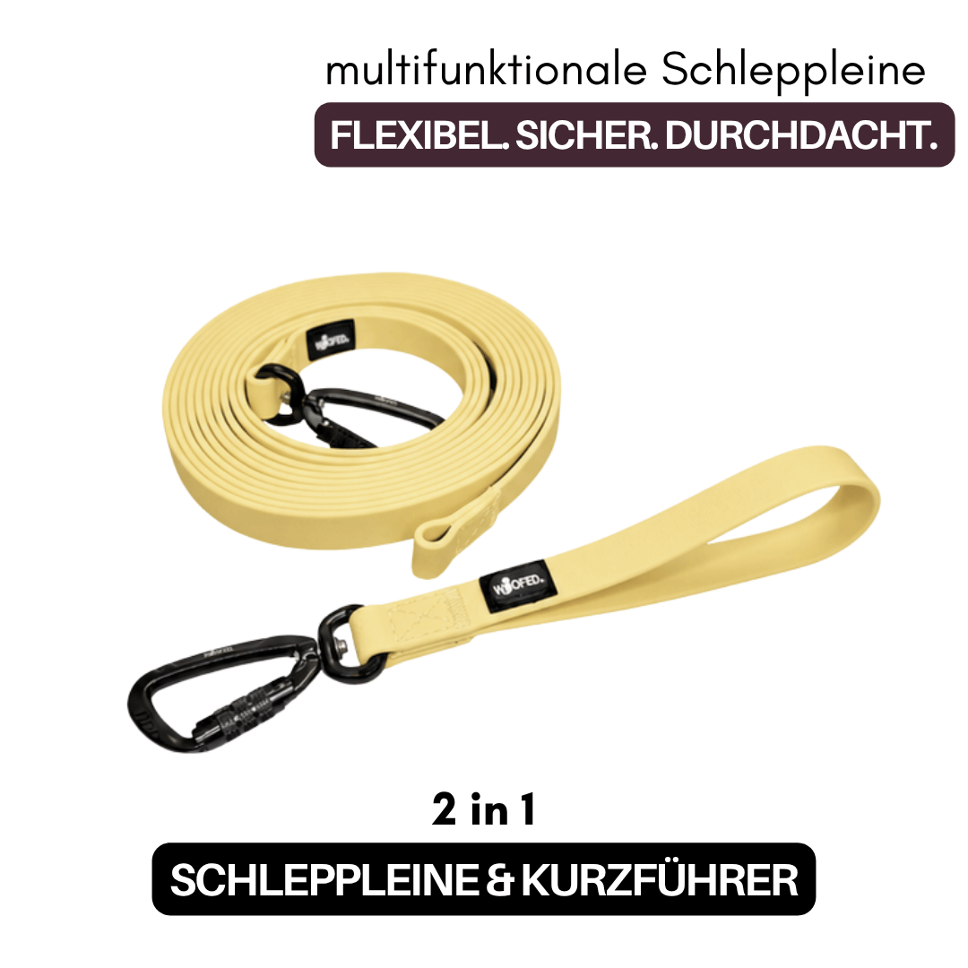 multifunktionale Schleppleine WOOFLEX® Lemon Grass