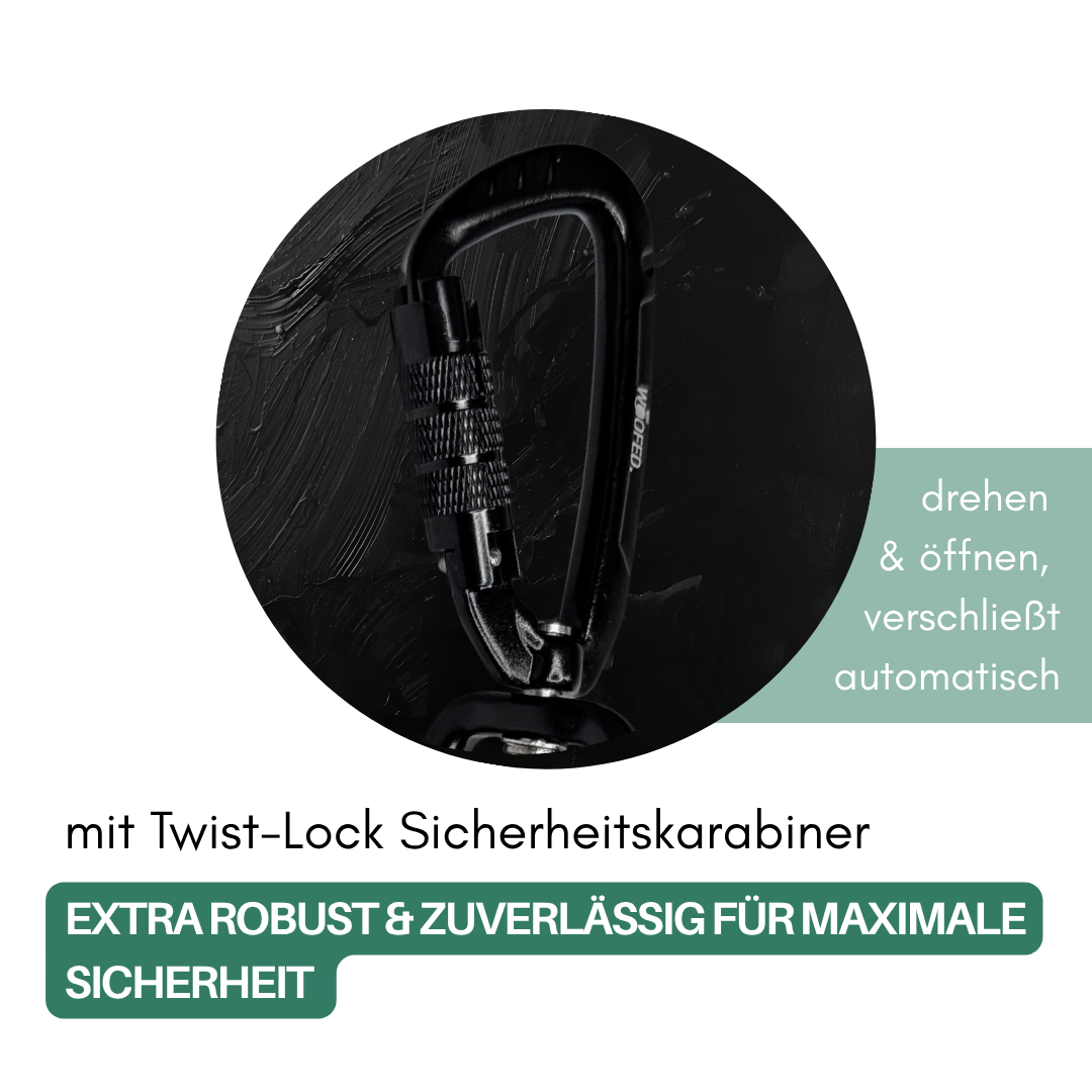 multifunktionale Schleppleine WOOFLEX® Jade Green