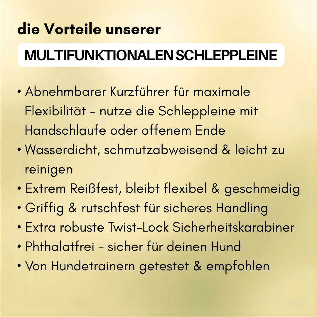multifunktionale Schleppleine WOOFLEX® Lemon Grass
