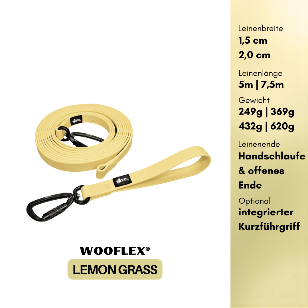multifunktionale Schleppleine WOOFLEX® Lemon Grass