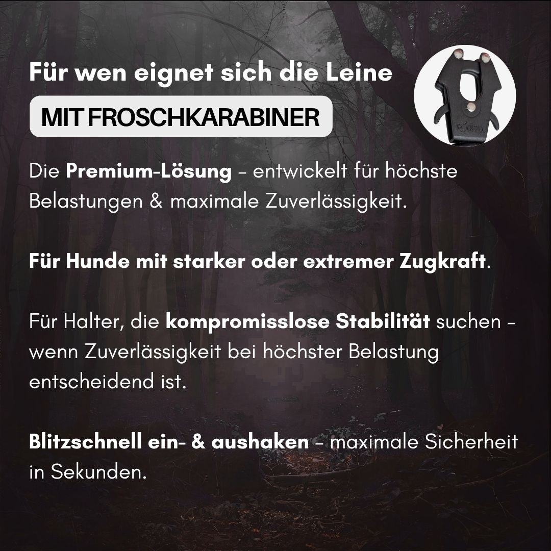 Führleine WOOFLEX® Tactical verstellbar Woodland Camo