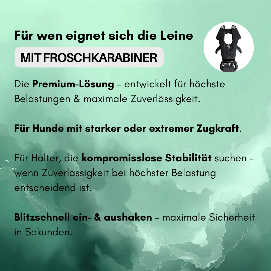 Führleine WOOFLEX® Tactical verstellbar Jade Green