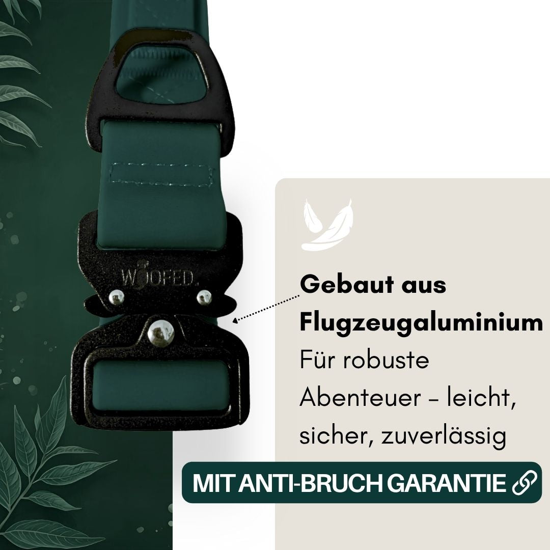 Halsband WOOFLEX® Tactical verstellbar Hunting Green