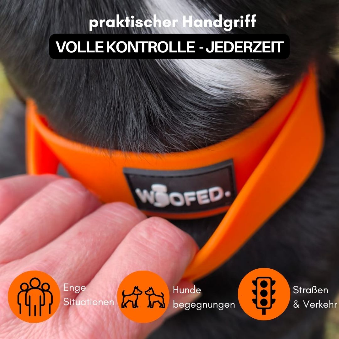 Halsband WOOFLEX® Tactical verstellbar Sunset Orange