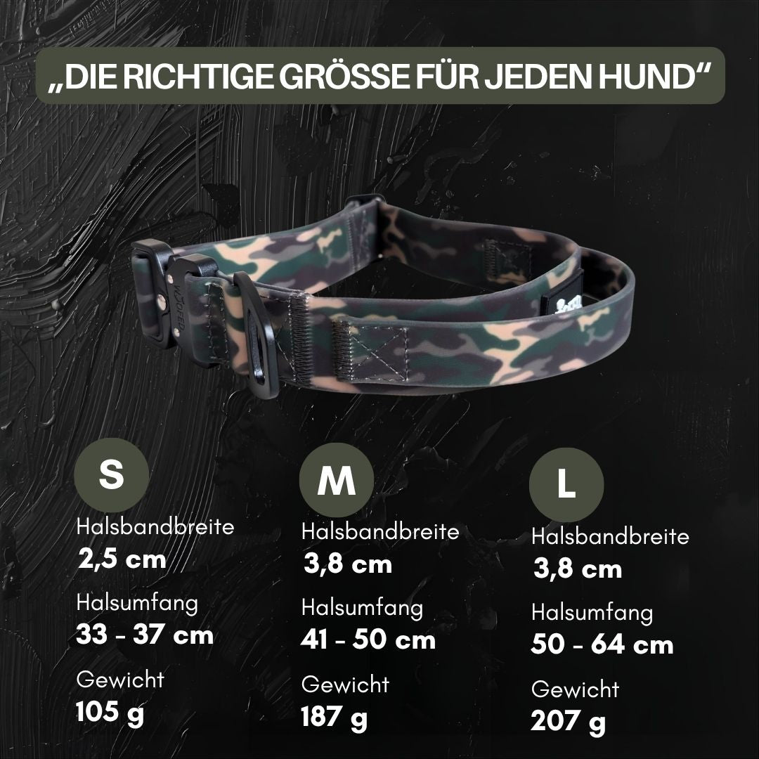 Halsband WOOFLEX® Tactical verstellbar Woodland Camo