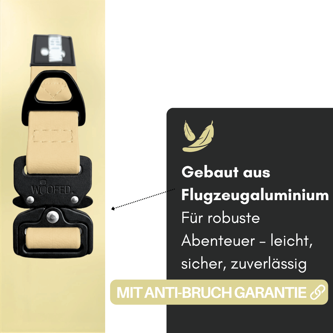 Halsband WOOFLEX® Tactical verstellbar ohne Griff Lemon Grass