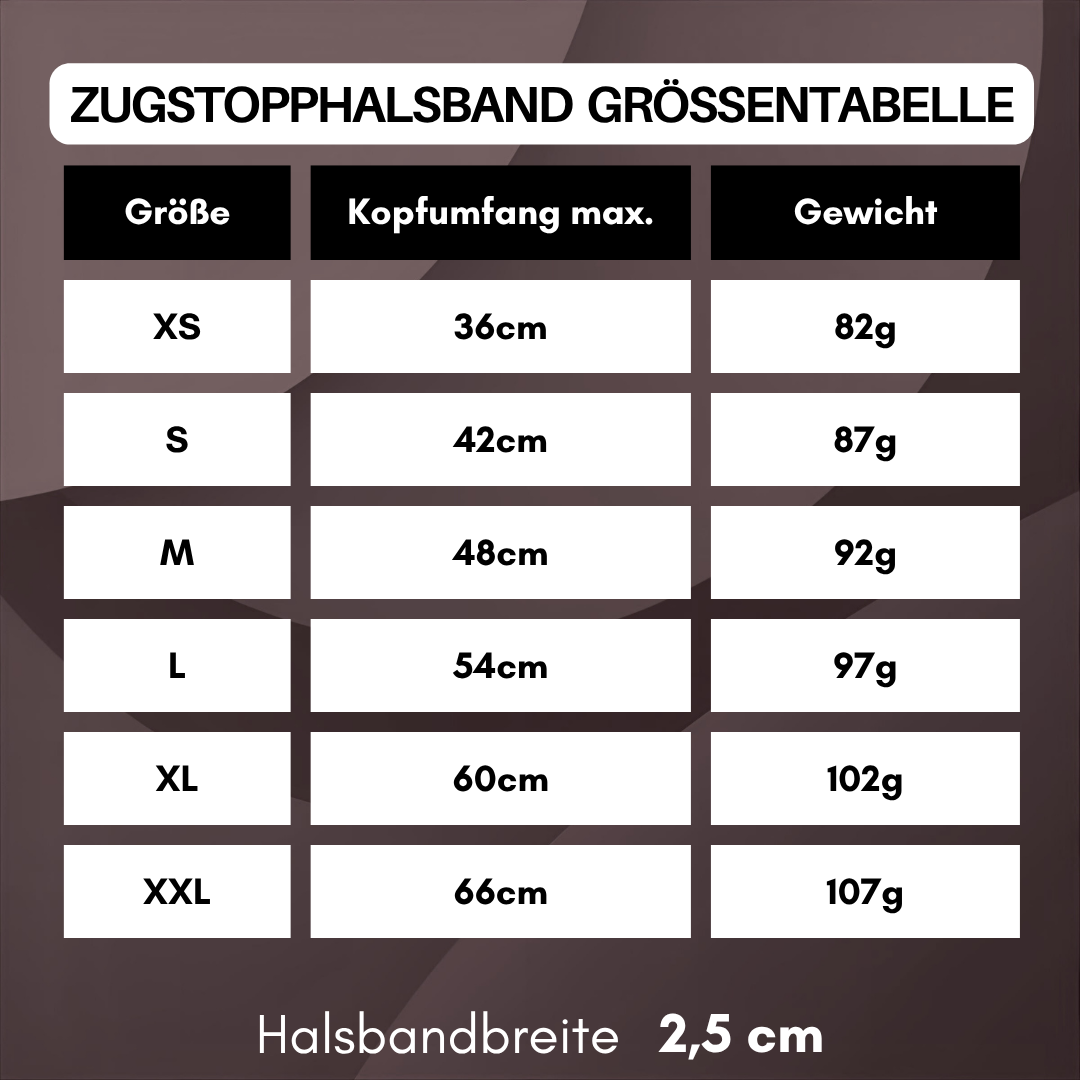 Zugstopphalsband WOOFLEX® Espresso
