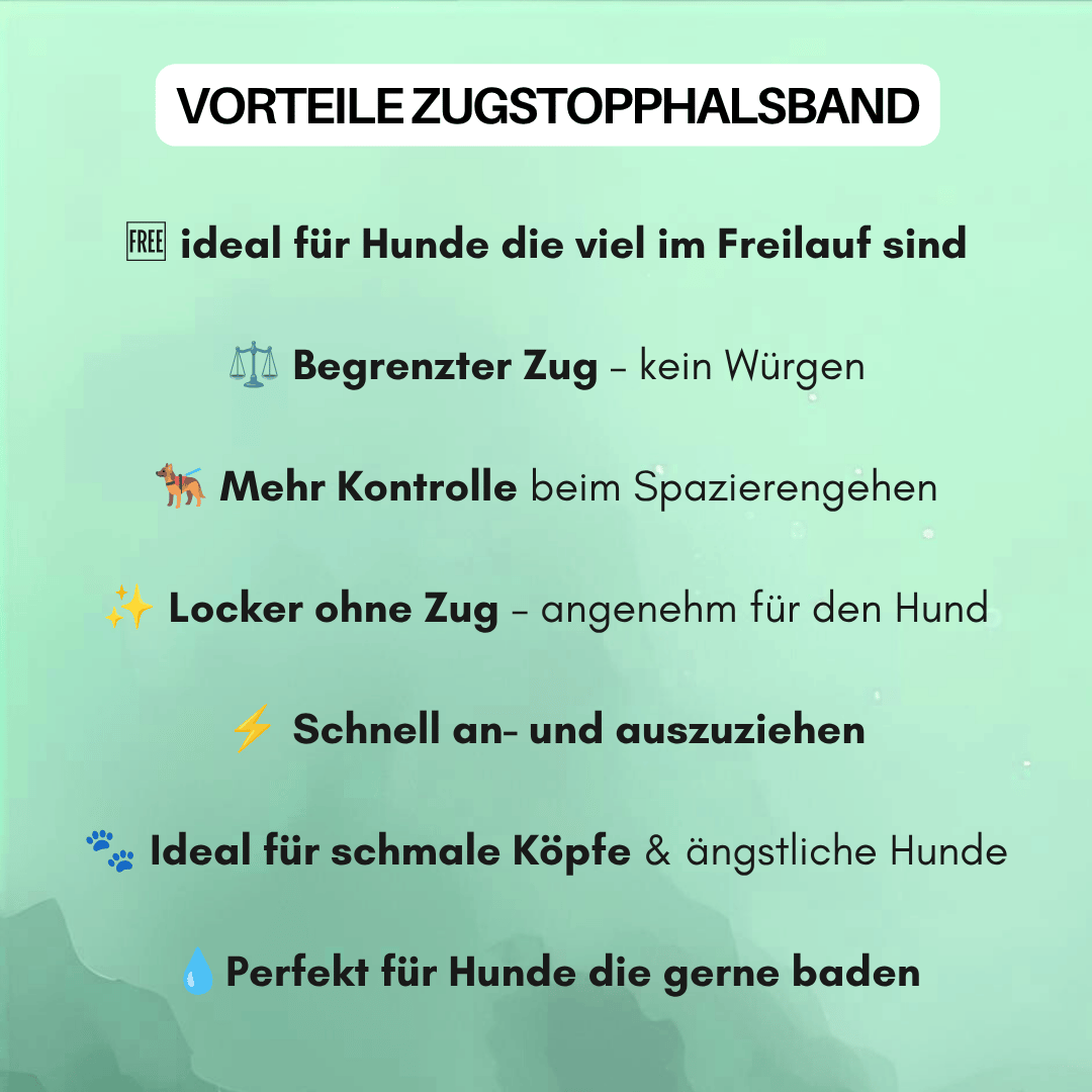 Zugstopphalsband WOOFLEX® Jade Green