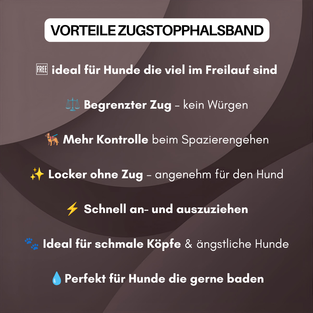 Zugstopphalsband WOOFLEX® Espresso