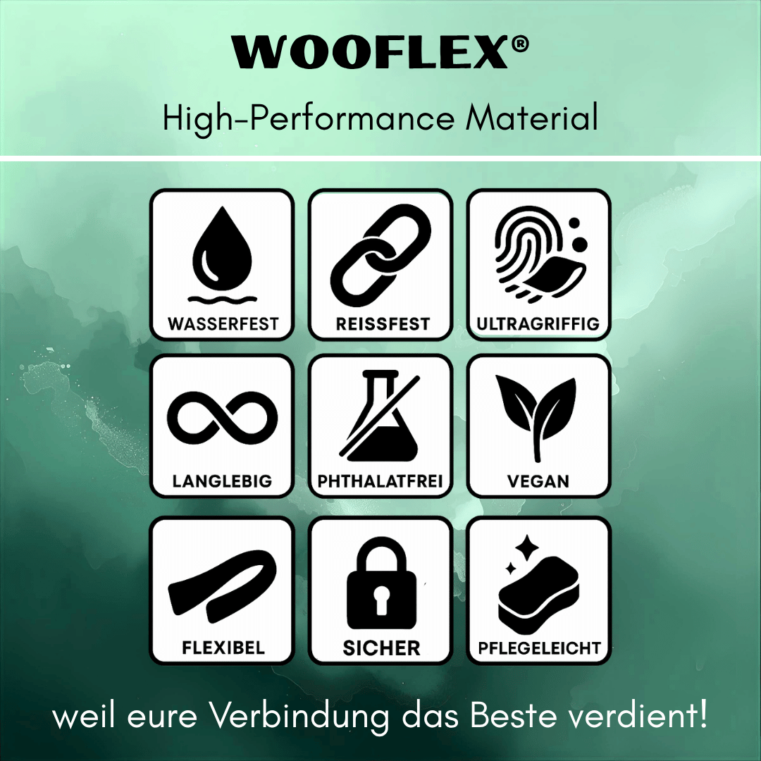 High Performance Material - wasserfest, reißfest, ultragriffig. flexibel und pflegeleicht