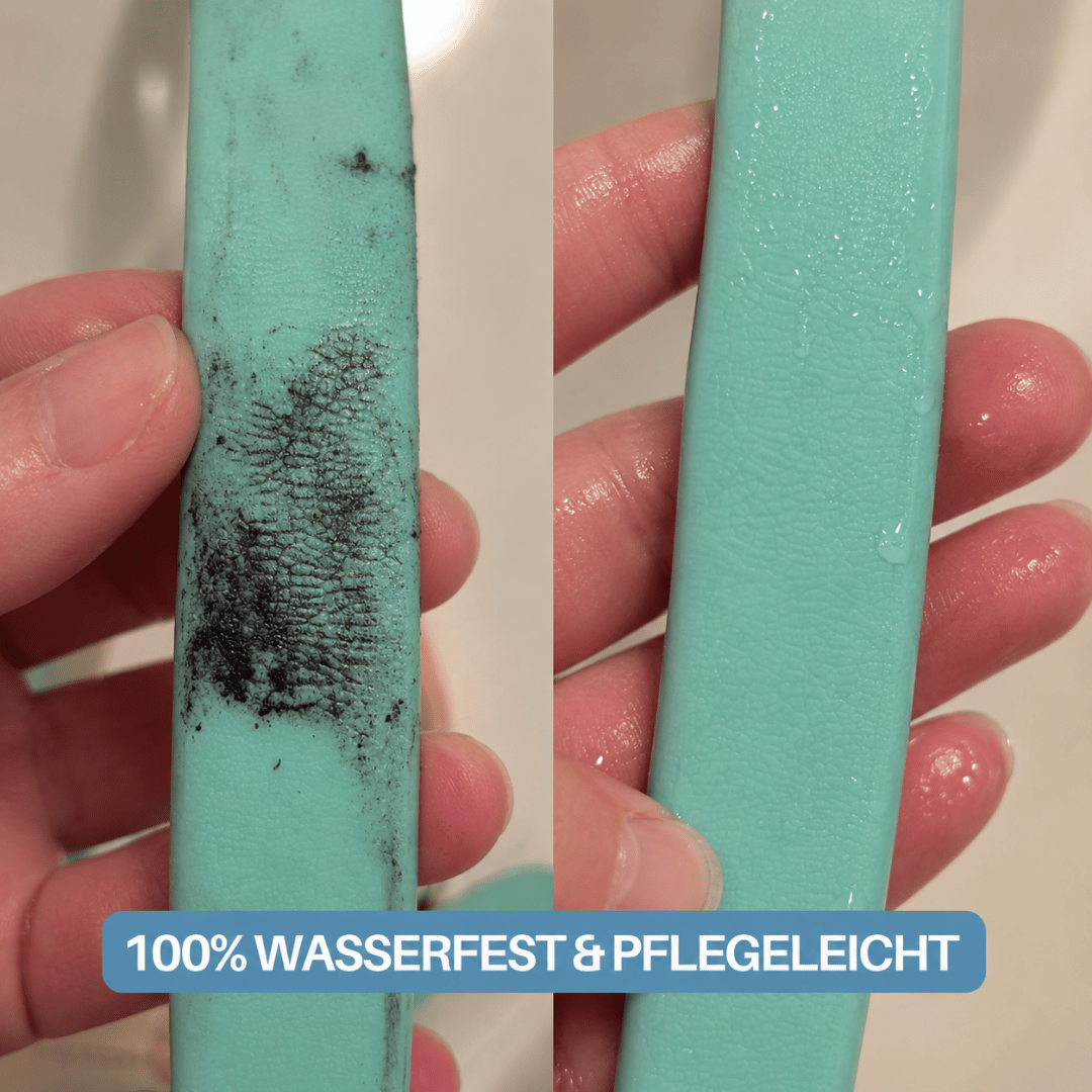 wasserfestes Wooflex Material einfach zu reinigen in Jade Grün