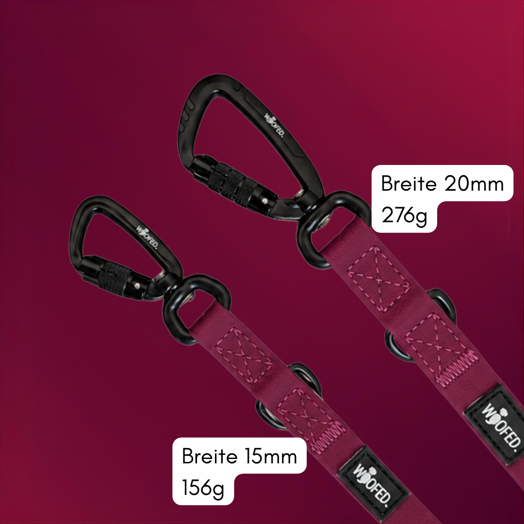 Umhängeleine WOOFLEX® Pro Burgundy
