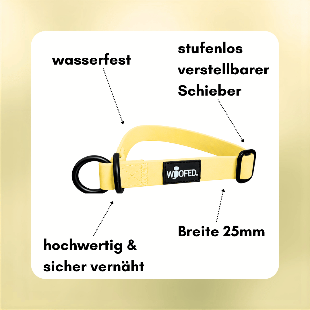 Zugstopphalsband WOOFLEX® Lemon Grass
