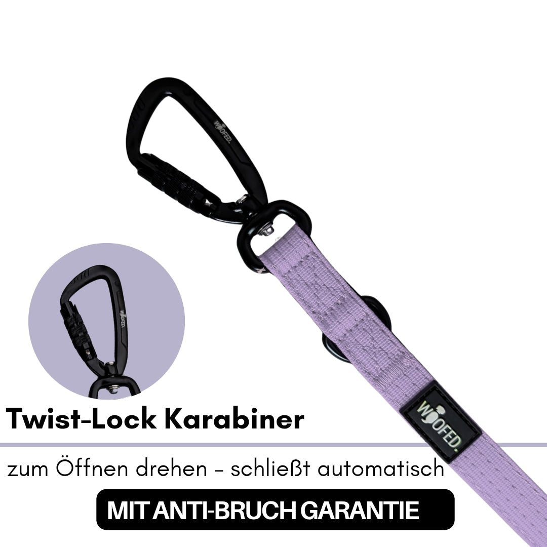 Nylon Pro Führleine Lilac - WOOFED.