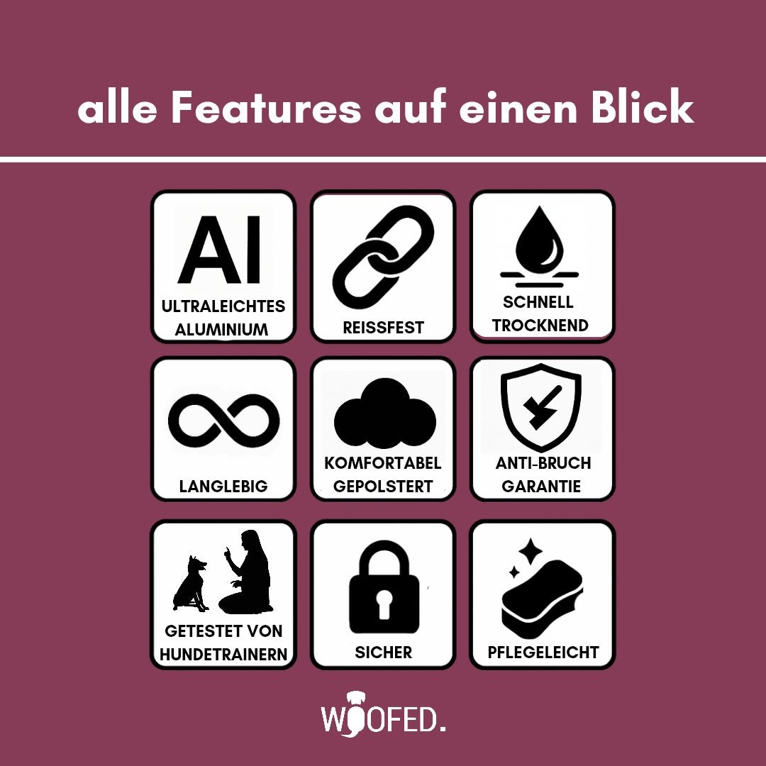 Nylon Tactical Halsband für kleine Hunde Bordeaux - WOOFED.