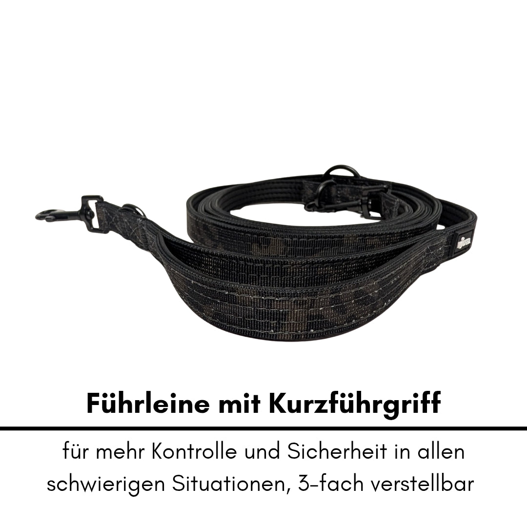 Nylon Classic Führleine Black Camo